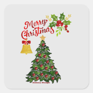 Pegatinas de árbol de Navidad