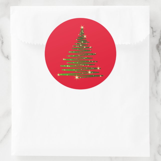 Pegatinas de árbol de Navidad (Bolso)