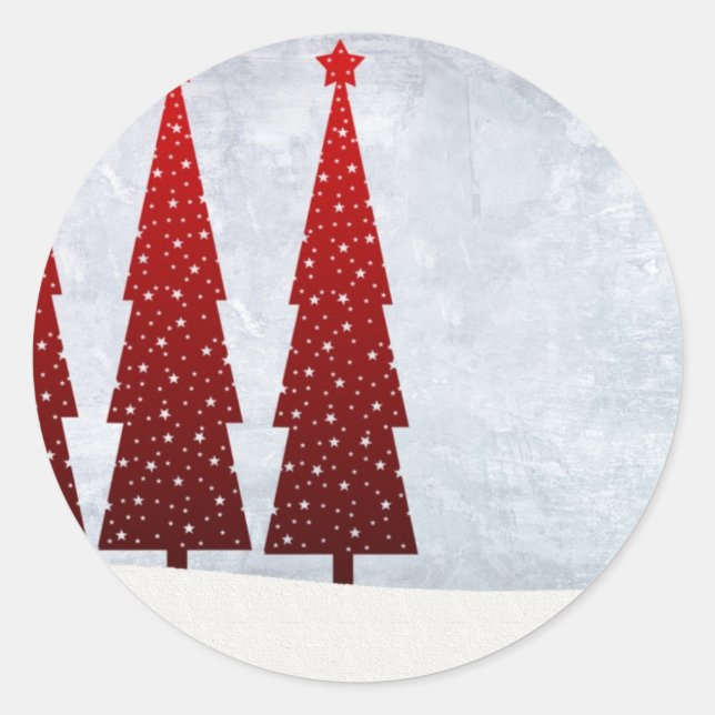 Pegatinas de árbol de Navidad (Anverso)