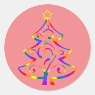 PEGATINAS de árbol de Navidad del Orgullo LGBT+