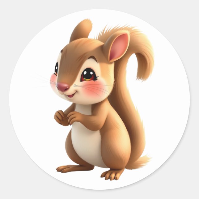 Pegatinas de ardilla (Anverso)