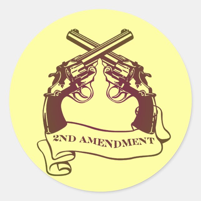 pegatinas de armas de segunda enmienda (Anverso)