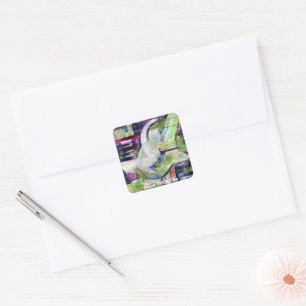 Pegatinas de Art Square personalizado