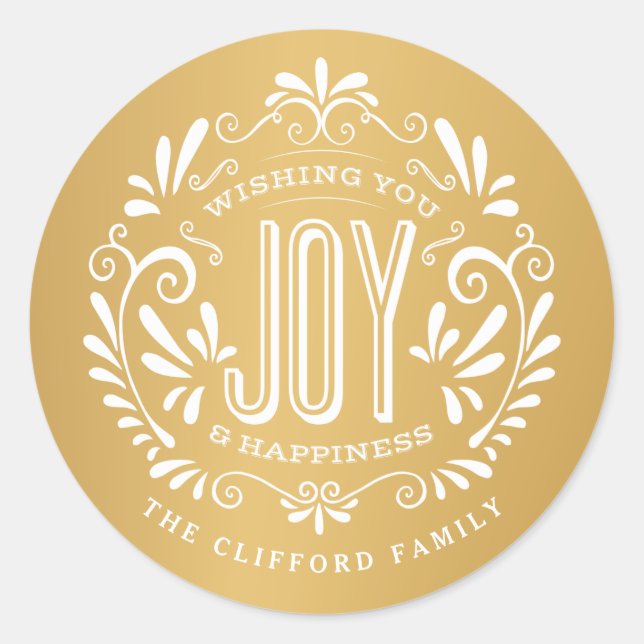 PEGATINAS DE ARTE DE HOLIDAY CHALK ORNAMENT (Anverso)