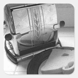 Pegatinas de arte de la cocina de tostadora de épo