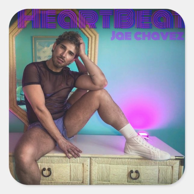 PEGATINAS de arte de la cubierta HEARTBEAT (Anverso)