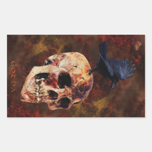 Pegatinas de arte de la Fantasía de la Fila Gótica (Anverso)