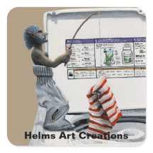 Pegatinas de arte de la fantasía del ladrón crimin