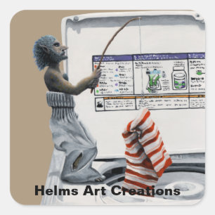 Pegatinas de arte de la fantasía del ladrón crimin