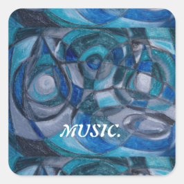 Pegatinas DE ARTE DE MÚSICA DEL ARTISTA PAULA REIL