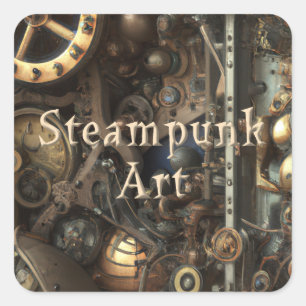 Pegatinas de arte de Steampunk
