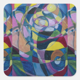 PEGATINAS DE ARTE DEL ARTISTA PAULA REILLY.