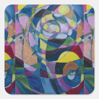 PEGATINAS DE ARTE DEL ARTISTA PAULA REILLY.