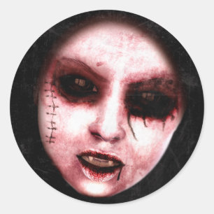 Pegatinas de arte del horror gótico