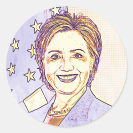 Pegatinas de arte digital Hilary Clinton Memorabil
