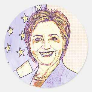 Pegatinas de arte digital Hilary Clinton Memorabil