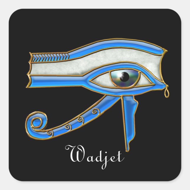 Pegatinas de arte egipcios OJOS DE HORUS Wadjet (Anverso)