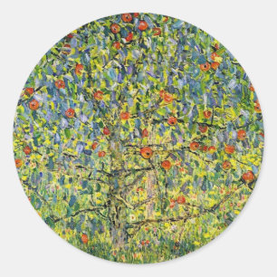 Pegatinas de arte Gustav Klimt pintando el árbol d