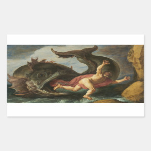 pegatinas de arte "Jonah and Whale"