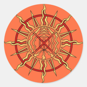 Pegatinas de arte nativos Regalos de vida de las n