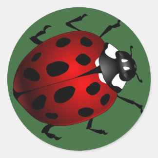 Pegatinas de arte Red Ladybugs Pegatinas