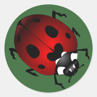 Pegatinas de arte Red Ladybugs Pegatinas