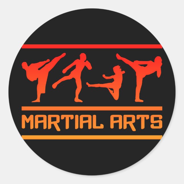 Pegatinas de artes marciales (Anverso)