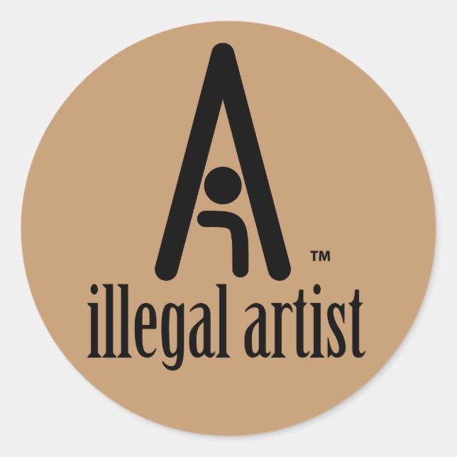 Pegatinas de artistas ilegales (Anverso)