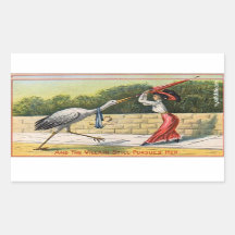 Pegatinas de ataque por cigüeñas (sin niños)