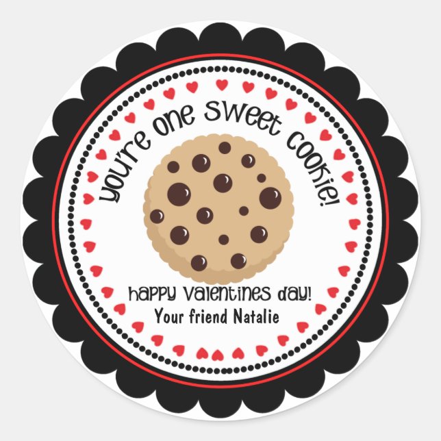 Pegatinas de aulas para niños de Sweet Cookie Vale (Anverso)