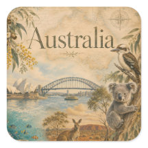 Pegatinas de Australia para amantes de Australia