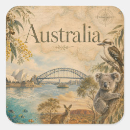 Pegatinas de Australia para amantes de Australia