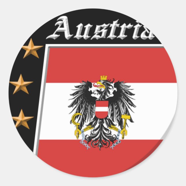 Pegatinas de Austria (Anverso)