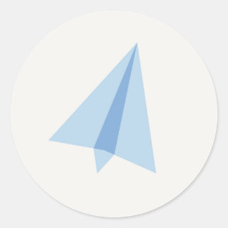 Pegatinas de avión de papel