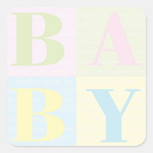 pegatinas de "BABY Blocks"
