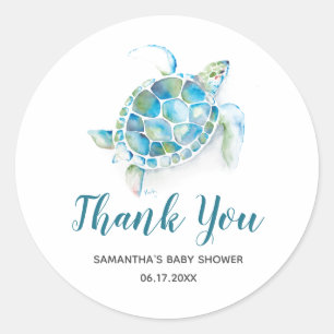 Pegatinas de Baby Boy Under Sea