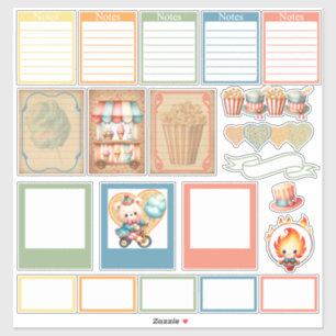 Pegatinas de Baby Circus Planner