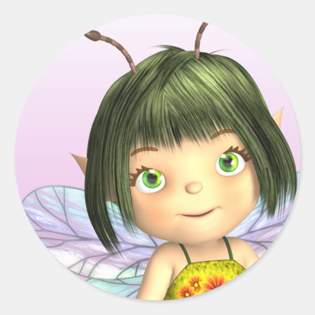 Pegatinas de Baby Faerie (Anverso)