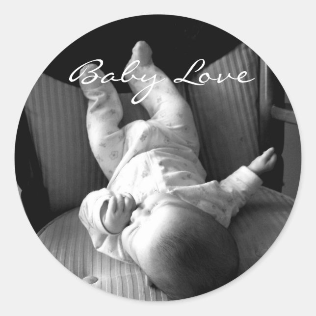 pegatinas de Baby Shower (Anverso)