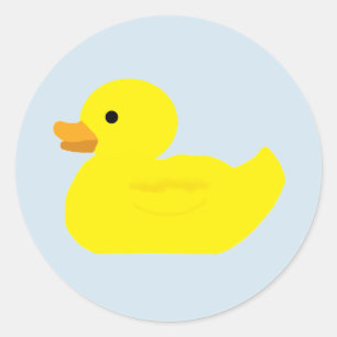 Pegatinas de Baby Shower BABY, Fiesta del pato de 