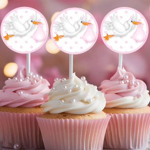 Pegatinas de Baby Shower Cupcake Toppers