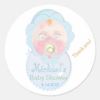 Pegatinas de Baby Shower de niño por BabyLaia.