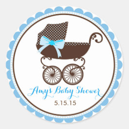 Pegatinas de Baby Shower Pram