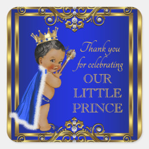 Pegatinas de Baby Shower Royal Prince