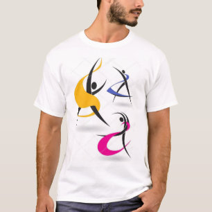 Pegatinas de baile - Camiseta de movimiento enérgi