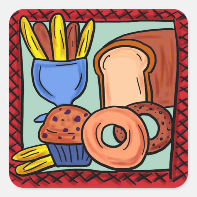 Pegatinas de Baked Goods (Anverso)