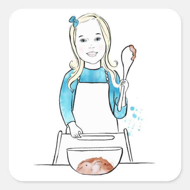 Pegatinas de Baker Babe (Anverso)