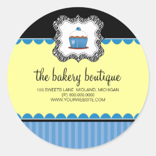 Pegatinas de Bakery Boutique Business