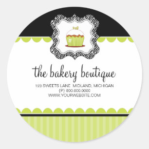 Pegatinas de Bakery Boutique Business