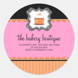 Pegatinas de Bakery Boutique Business